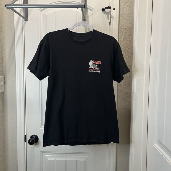 Vans US Open Of Surfing Shirt Men’s M Black 2022 Huntington Beach California - Picture 2 of 7